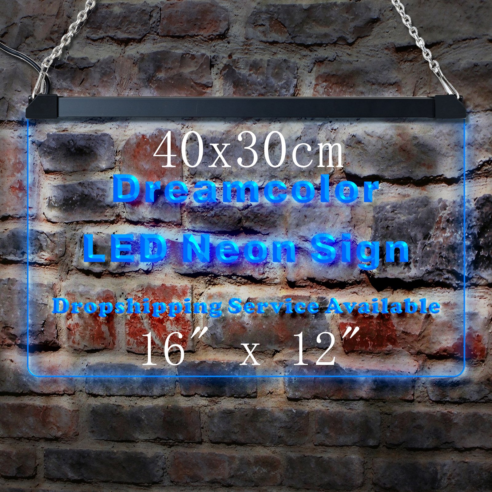 40x30cm Custom LED Neon Sign, 3D Acrylic Carved Wall Art for Bedroom, Office, Farmhouse Home Decor