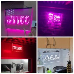 USB With On/off Switch （includes Plug And Gift Box）-LED Neon Sign-3D Carving